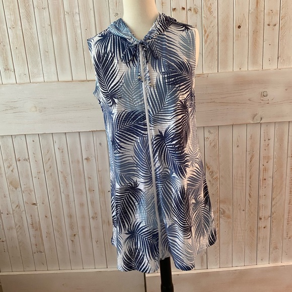 Hooded beach cover up by J Valdi, size S, NWT - Picture 2 of 6